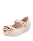 Ultragirl V Owl Mary Jane Jelly Flat, Sand, Toddler