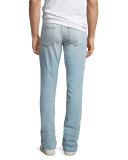 Tyler Slim-Straight Distressed Jeans, Dened
