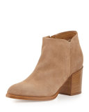 Anzio Suede Ankle Bootie, Sahara