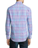 Check Long-Sleeve Sport Shirt, Multi