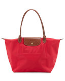 Le Pliage Large Shoulder Tote Bag, Red Garance