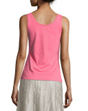 Perfect Scoop-Neck Tank, Pink
