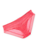 Festivité Lace Brazilian Bikini Briefs, Bright Pink
