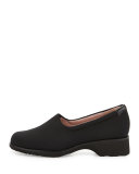 Tutu Stretch Fabric Slip-On, Black