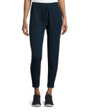 Cashmere Jog Pants with Chain Trim