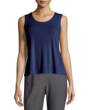 Stretch Silk Jersey Tank