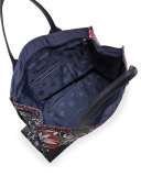 Ella Printed Packable Tote Bag, Pottery Print