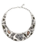 Mira Mixed Jewel Collar Necklace