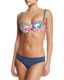 Multi-Print Corset Underwire Swim Top