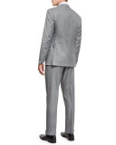 Colosseo Solid Two-Piece Wool Suit, Light Gray