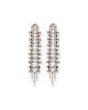 Almendra Elongated Crystal Drop Earrings