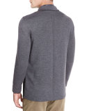 Marco Sweater Jacket, Charcoal