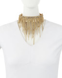 Chain Fringe Collar Necklace