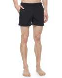 Setter Short-Length Swim Trunks, Black