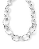 Sterling Silver Glamazon Oval Link Necklace