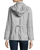 Barker Hooded Metallic Anorak