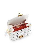 Patricia Visetos Small Shoulder Bag, White