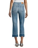 The Jane High-Rise Straight Cropped Jeans with Released Hem, Yenz