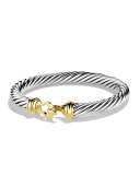 Cable Buckle Bracelet with Gold