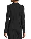 Carwash Zip-Front Jacket, Black