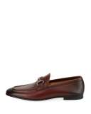 Leather Horsebit Loafer, Burgundy