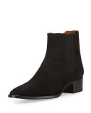 Dara Suede Chelsea Boot, Black