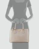 Saffiano Gardner's Tote Bag, Gray (Argilla)