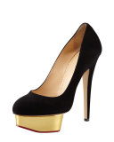 Dolly Island Platform Pump, Black