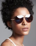 Ryder Mirrored Aviator Sunglasses