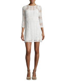 Esthee Lace Shift Dress