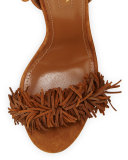 Wild Thing Suede Sandal, Cognac