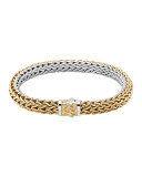 Classic Chain Medium Reversible Silver & Gold Bracelet