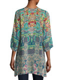 Anita 3/4-Sleeve Printed Tunic 