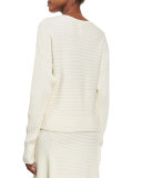Ribbed Merino Pullover Sweater