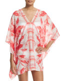 Sophia Printed Georgette Coverup