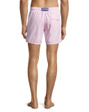 Moorea Solid Swim Trunks, Light Pink