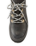 Attackit Leather Hiker Boot, Nero