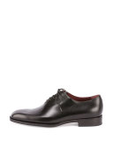 Alessandro Lace-Up Box Calf Leather Shoe, Black