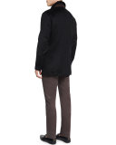 Madison Wool/Cashmere-Blend Trend-Fit Coat