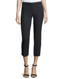 Suiting Cropped Pants, Charcoal  