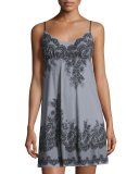Antique Lace-Print Chemise, Stormy