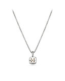 Petite Albion Pendant with Diamonds on Chain