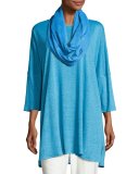 Linen Knit Easy Tunic, Plus Size 