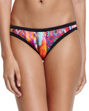 Scuba Printed Hipster Swim Bottom, Mexican Summer