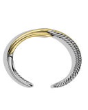 Labyrinth Double-Loop Cuff with Gold