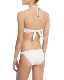 Gathered Halter Swim Top