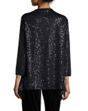 Sequined Open Jacket