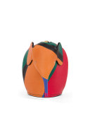 Colorblock Leather Elephant Coin Purse