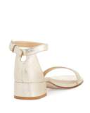Nudistjune Suede Low City Sandal, Gold