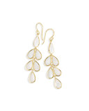 18K Rock Candy Mother-of-Pearl Teardrop Earrings